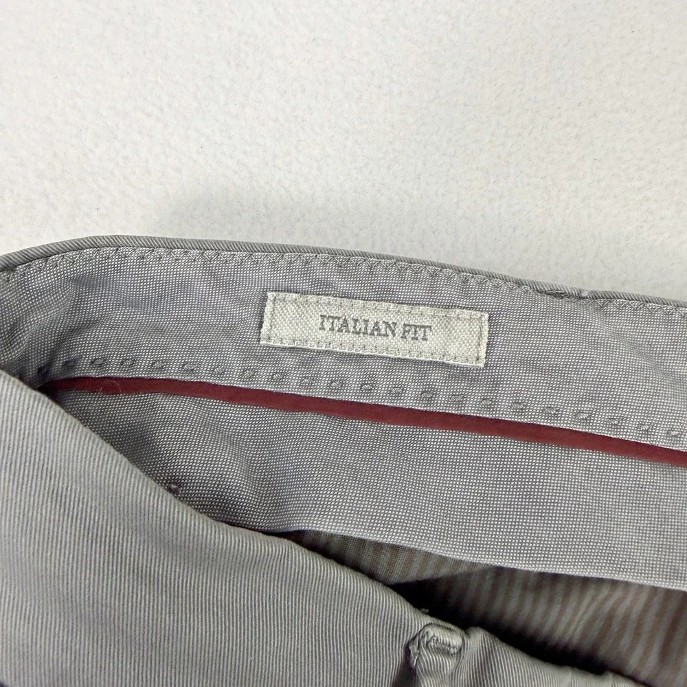 Brunello Cucinelli Italian Fit Chino Pant Size US 34x29 Mens Gray